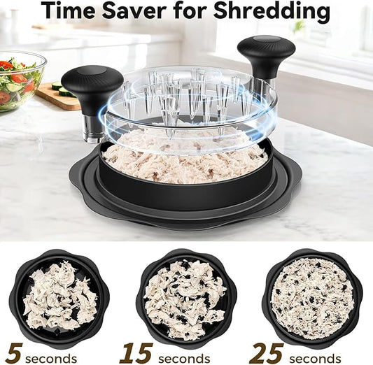 🔪 Effortless Shredder – Fast, Safe & No-Slip Kitchen Helper! 🍗