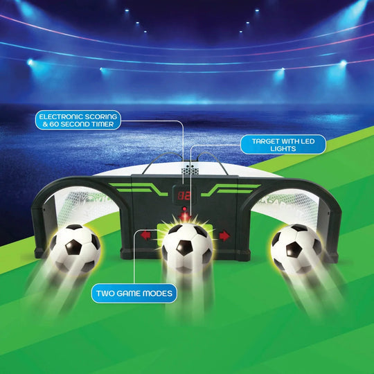 Soccer Reaction Trainer with LED Targets & Scoreboard – Play. Practice. Progress. ⚽🔥📈