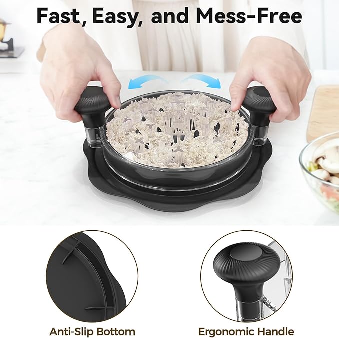 🔪 Effortless Shredder – Fast, Safe & No-Slip Kitchen Helper! 🍗