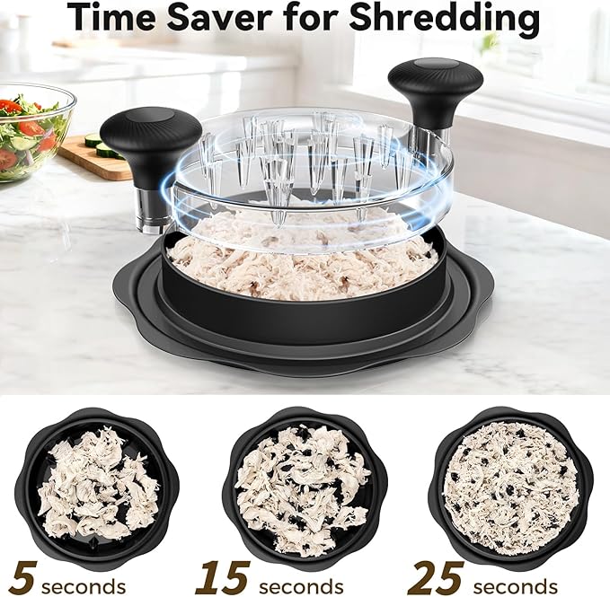 🔪 Effortless Shredder – Fast, Safe & No-Slip Kitchen Helper! 🍗