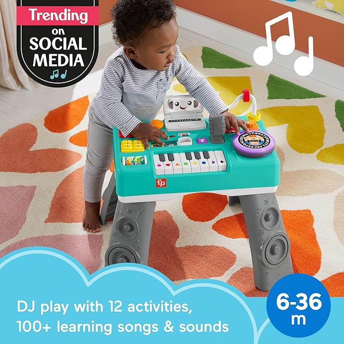 🎵 Interactive Baby DJ Activity Table | 3 Learning Levels & 100+ Songs 👶