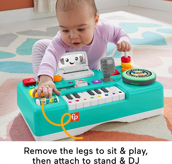 🎵 Interactive Baby DJ Activity Table | 3 Learning Levels & 100+ Songs 👶